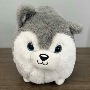 Kellytoy Chubby‎ Grey Husky Plush